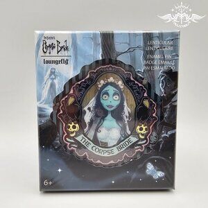 Loungefly Warner Bros. Corpse Bride Emily Lenticular 3-Inch Pin